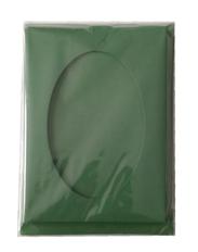 Zestaw 5 kopert C-6 + 5 kart passepartout z wycięciem owalnym w kolorze jodłowym. Kod towaru : PP 12058